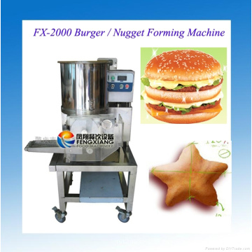 Nugget que forma la máquina, Patty Shaping Machine, Nugget que hace la máquina Fx-2000